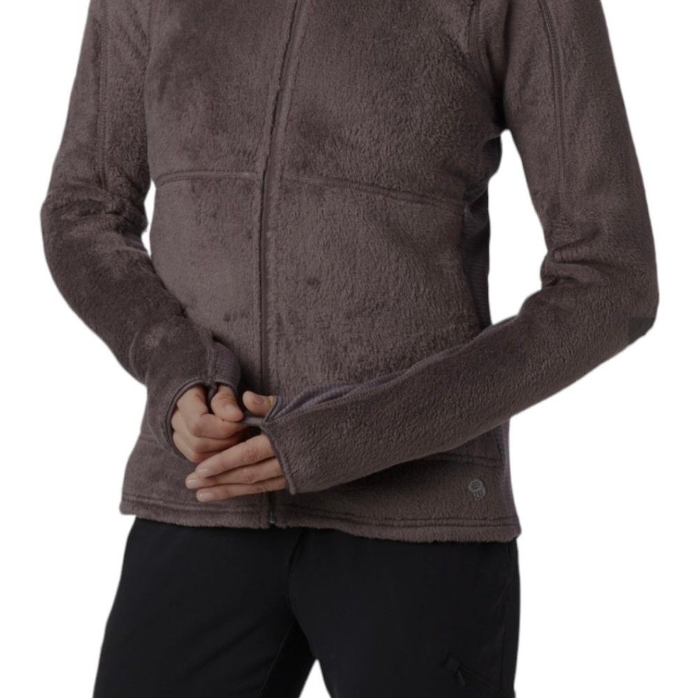 Mountain Hardwear Monkey Woman Fleece Jacket Womens Medium Mauve Polartec Zip Up - Image 4